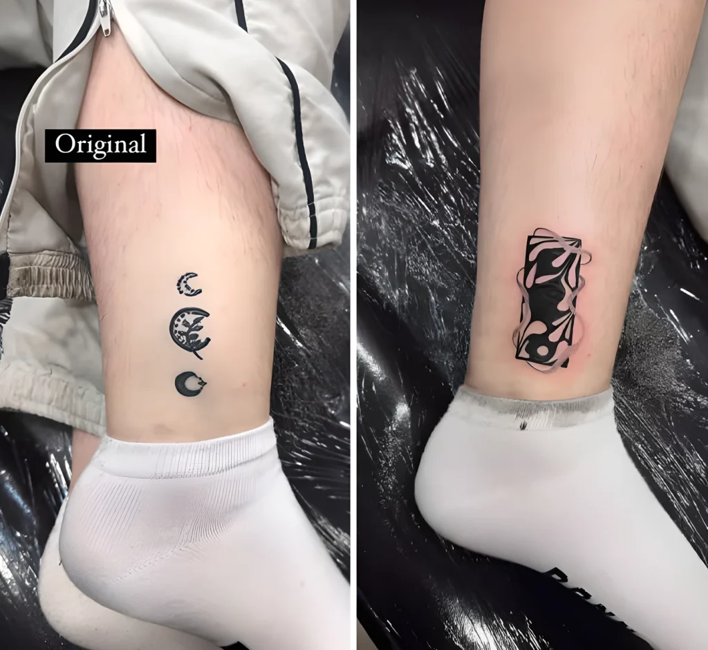Мастер кавер-ап тату взрывает TikTok 2025 №10 - tatufoto.com