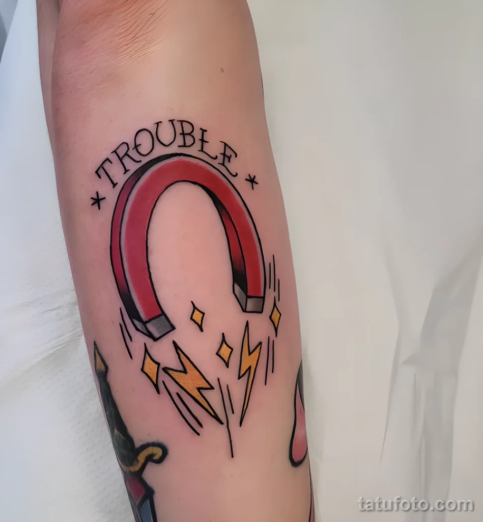 Пример готового рисунка татуировки с магнитом 2025 №41 - tatufoto.com