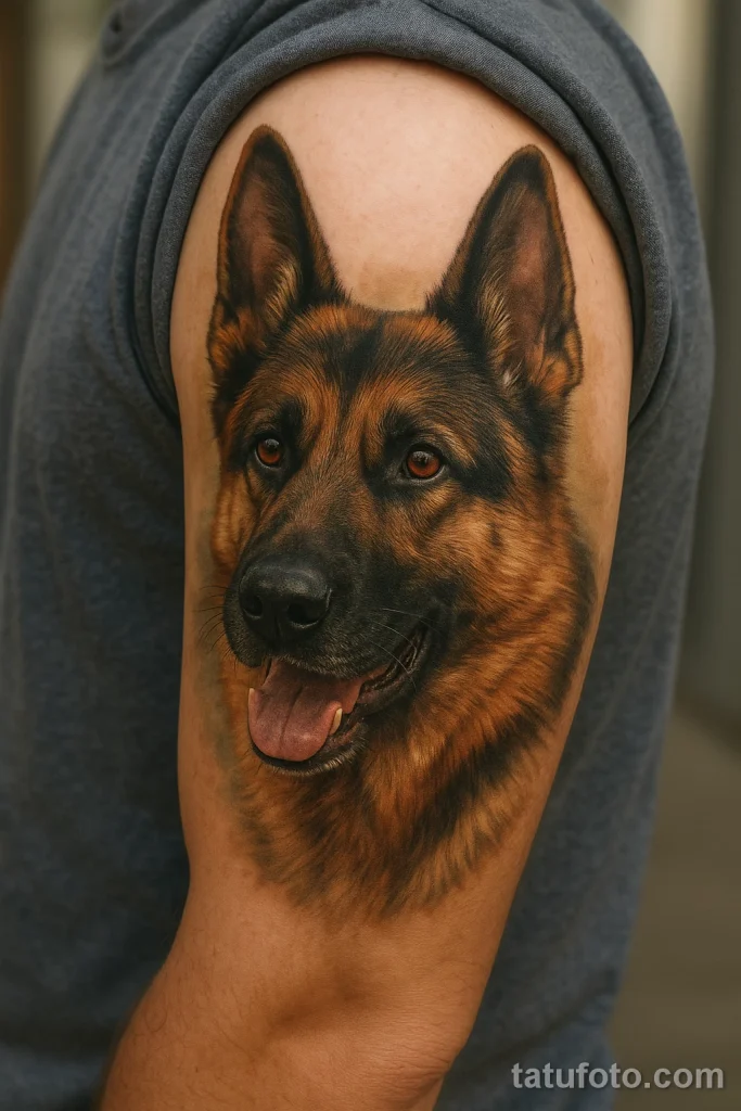 Татуировки с изображением питомцев 2025 №03 - tatufoto.com
