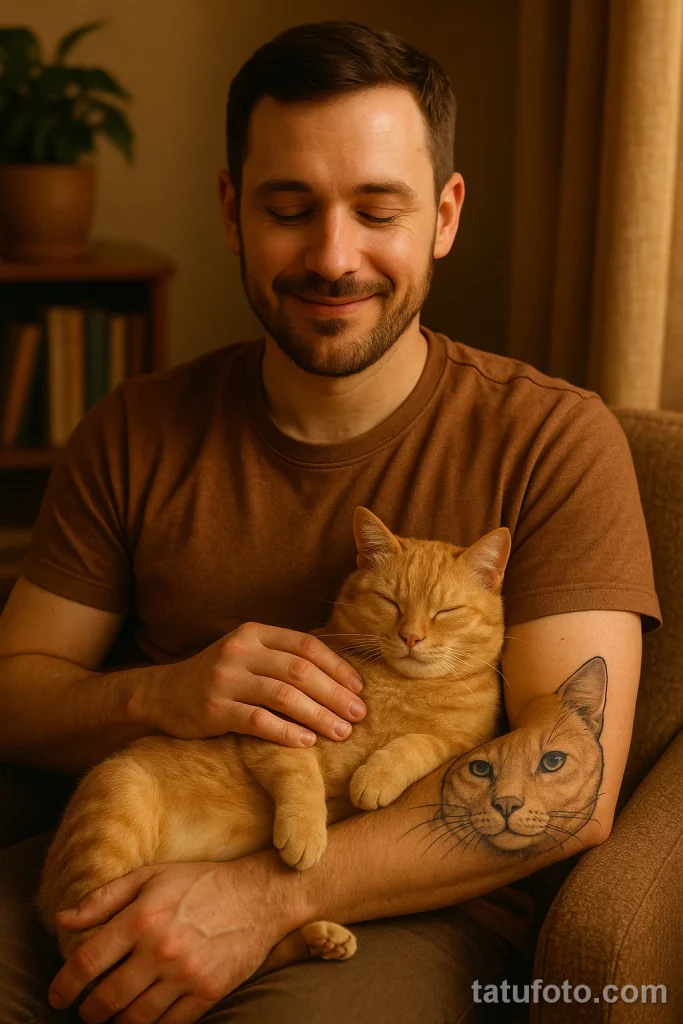 Татуировки с изображением питомцев 2025 №10 - tatufoto.com