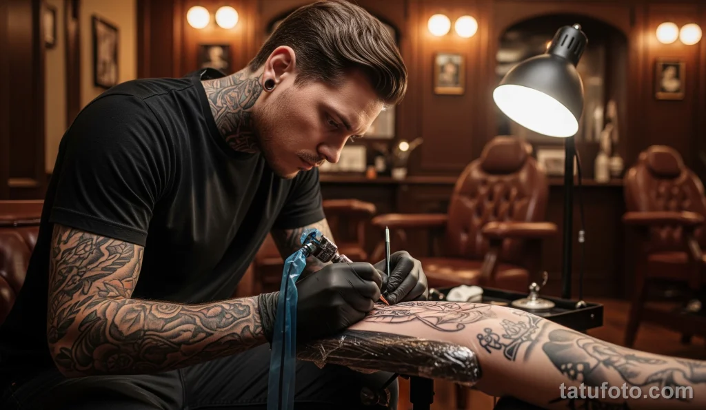 Эргономика для тату-мастера- как не угробить спину 2025 №42 - tatufoto.com