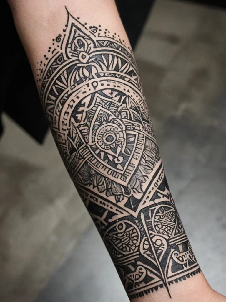 Что такое dotwork: тату из тысяч точек