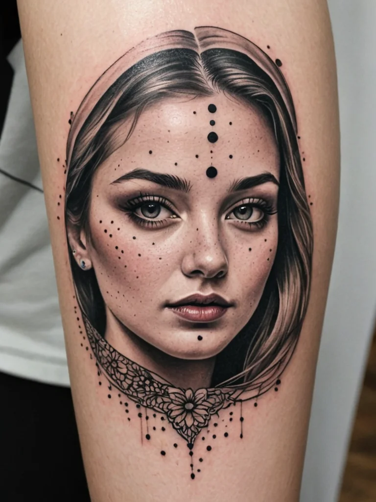Что такое dotwork: тату из тысяч точек