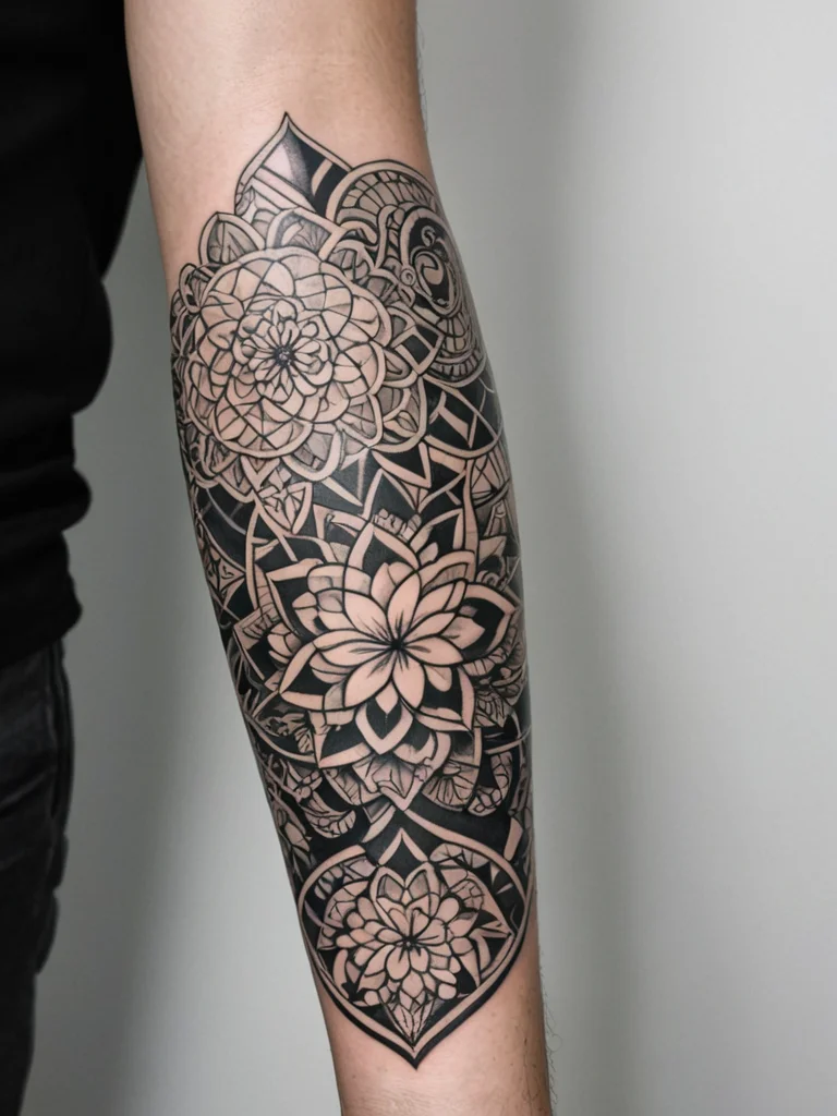 Что такое dotwork: тату из тысяч точек