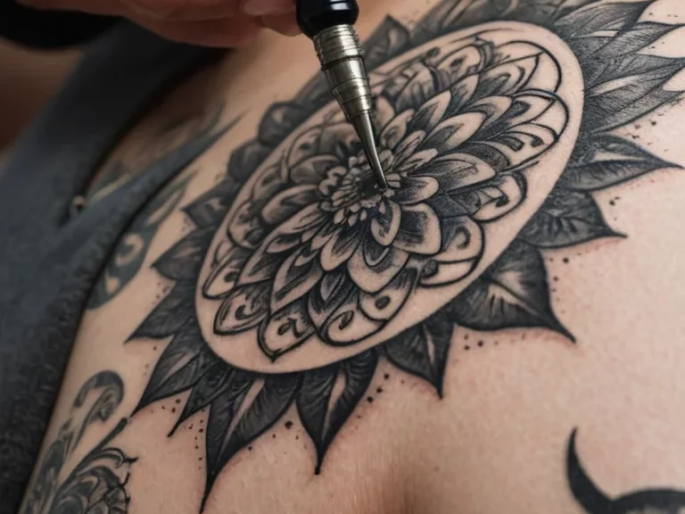 Что такое dotwork: тату из тысяч точек