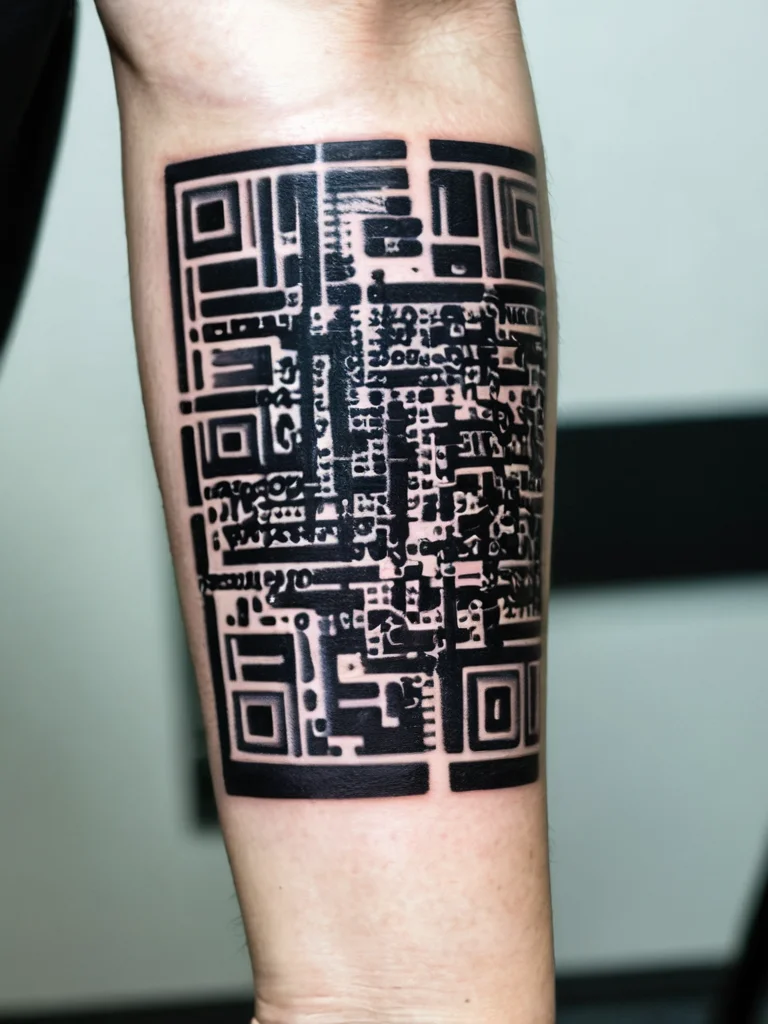 Татуировки, которые помогают в науке: от QR-кодов до биосенсоров.