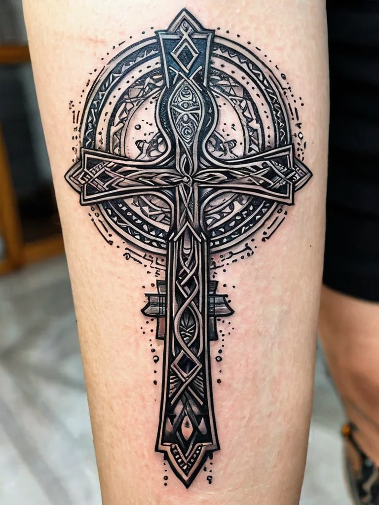 znachenie-tatu-ankh-goticheskii-simvol-vechnoi-zhizni-i-bessmertiya_kak-uhazhivat-za-tatu-ankh-sohranyaem-yarkost-i-chetkost