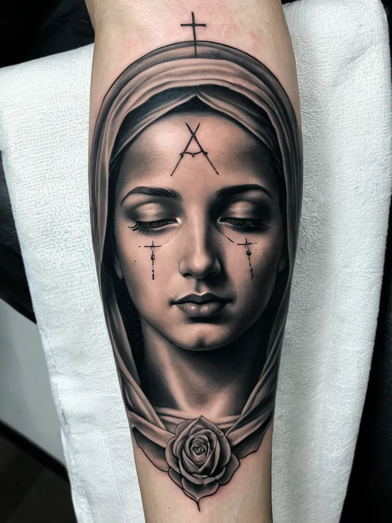 znachenie-tatu-deva-mariya-bogorodica-simvol-materinskoi-lubvi-chistoty-i-zastupnichestva_stili-naneseniya-tatuirovki-devy-marii-ot-realizma-do-grafik