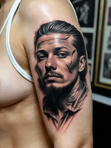 Уход за ироничной татуировкой 'Finest Art', чтобы сохранить ее первозданный вид и избежать искажений.