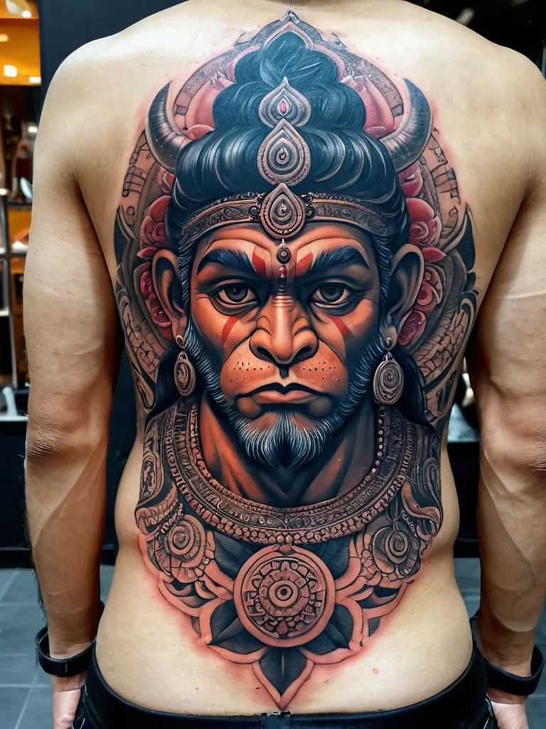 znachenie-tatu-hanuman-simvol-predannosti-sily-i-samootverzhennosti_mnogolikii-bog-razlichnye-obrazy-hanumana-v-tatu-iskusstve