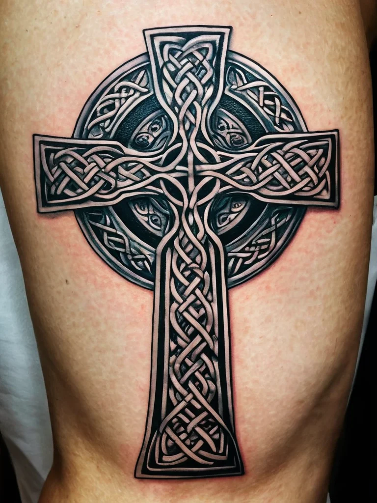 znachenie-tatu-keltskii-krest-simvol-edinstva-hristianstva-i-drevnih-yazycheskih-verovanii_uhod-za-tatuirovkoi-s-keltskim-krestom-chtoby-risunok-radova