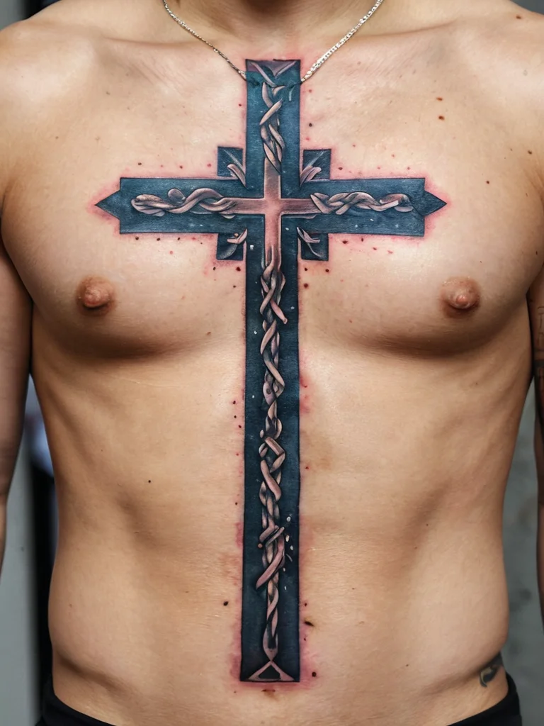 znachenie-tatu-perevernutyi-krest-v-metal-kulture-simvol-antireligioznosti-i-bunta_uhod-za-tatuirovkoi-perevernutyi-krest-sohranenie-yarkosti-i