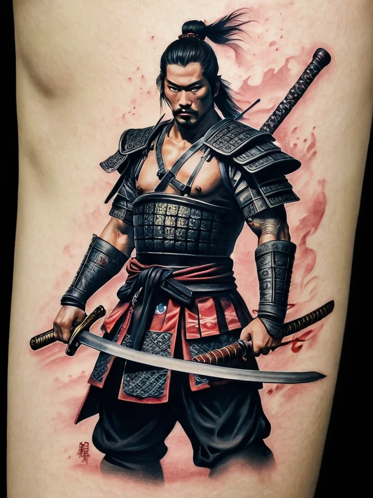znachenie-tatu-samurai-simvol-chesti-vernosti-kodeksu-busido-i-samodiscipliny_samurai-s-oruzhiem-mech-kope-ili-luk-znachenie-voinstvennogo