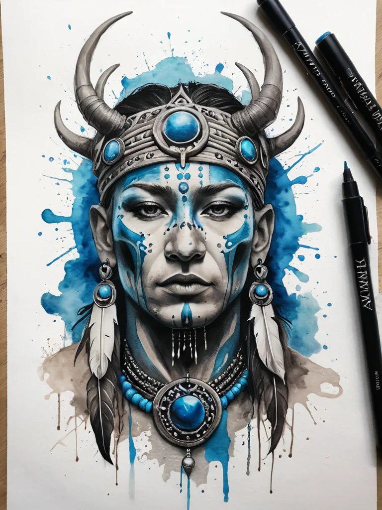 znachenie-tatu-shaman-svyaz-s-mirom-duhov-mudrost-i-iscelenie_kak-vybrat-eskiz-tatu-shamana-stili-i-interpretacii