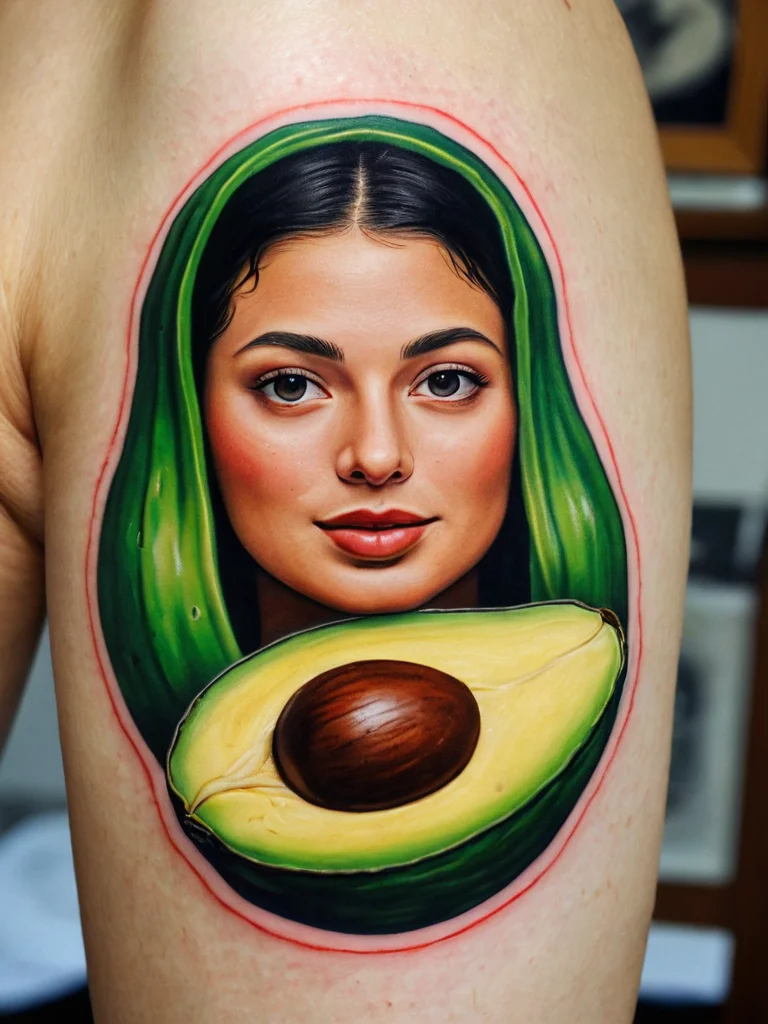 znachenie-tatu-svyatoi-guakamole-avokado-s-nimbom-vizualnyi-kalambur-na-vosklicanie-holy-guacamole_znachenie-tatu-svyatoi-guakamole-umor-religiya-i-tatuirovka-