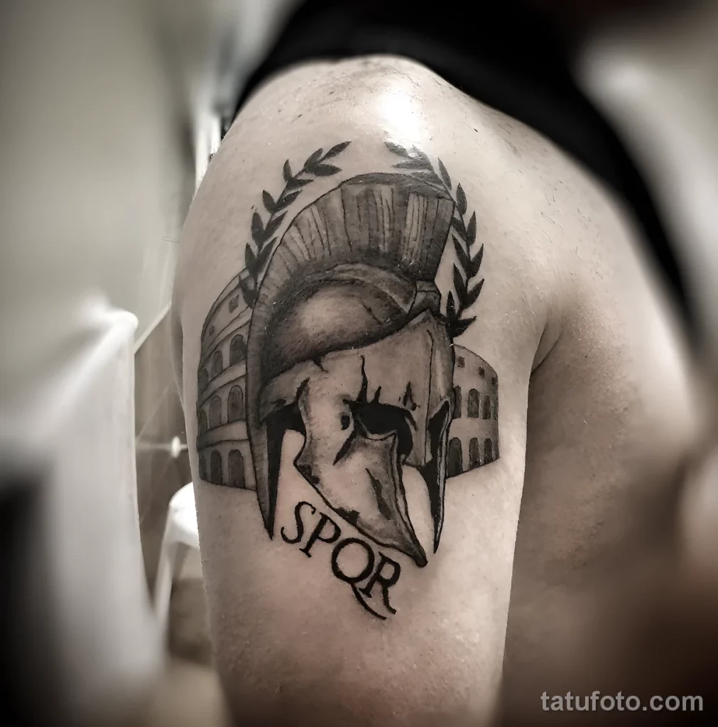Значение тату Колизей - пример рисунка тату №19 - tatufoto.com