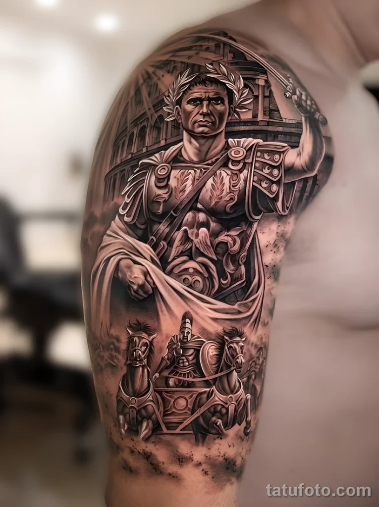 Значение тату Колизей - пример рисунка тату №27 - tatufoto.com