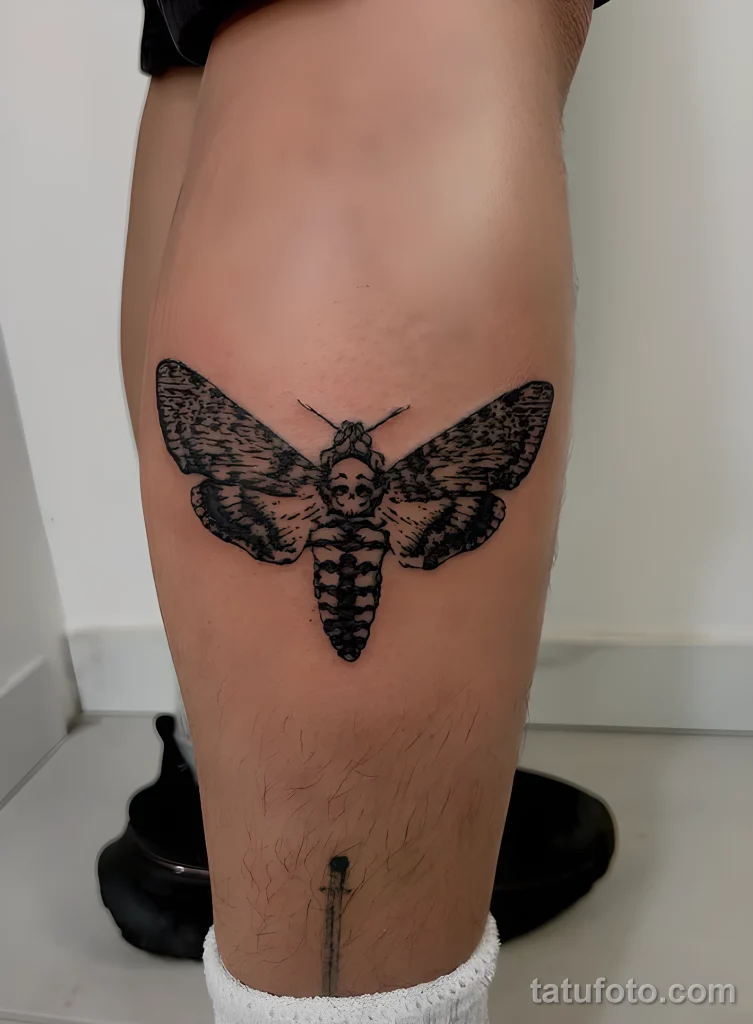 Значение тату бражник - пример рисунка тату №09 - tatufoto.com
