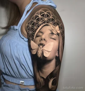 Значение тату бражник - пример рисунка тату №12 - tatufoto.com
