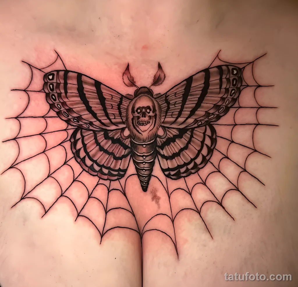 Значение тату бражник - пример рисунка тату №14 - tatufoto.com