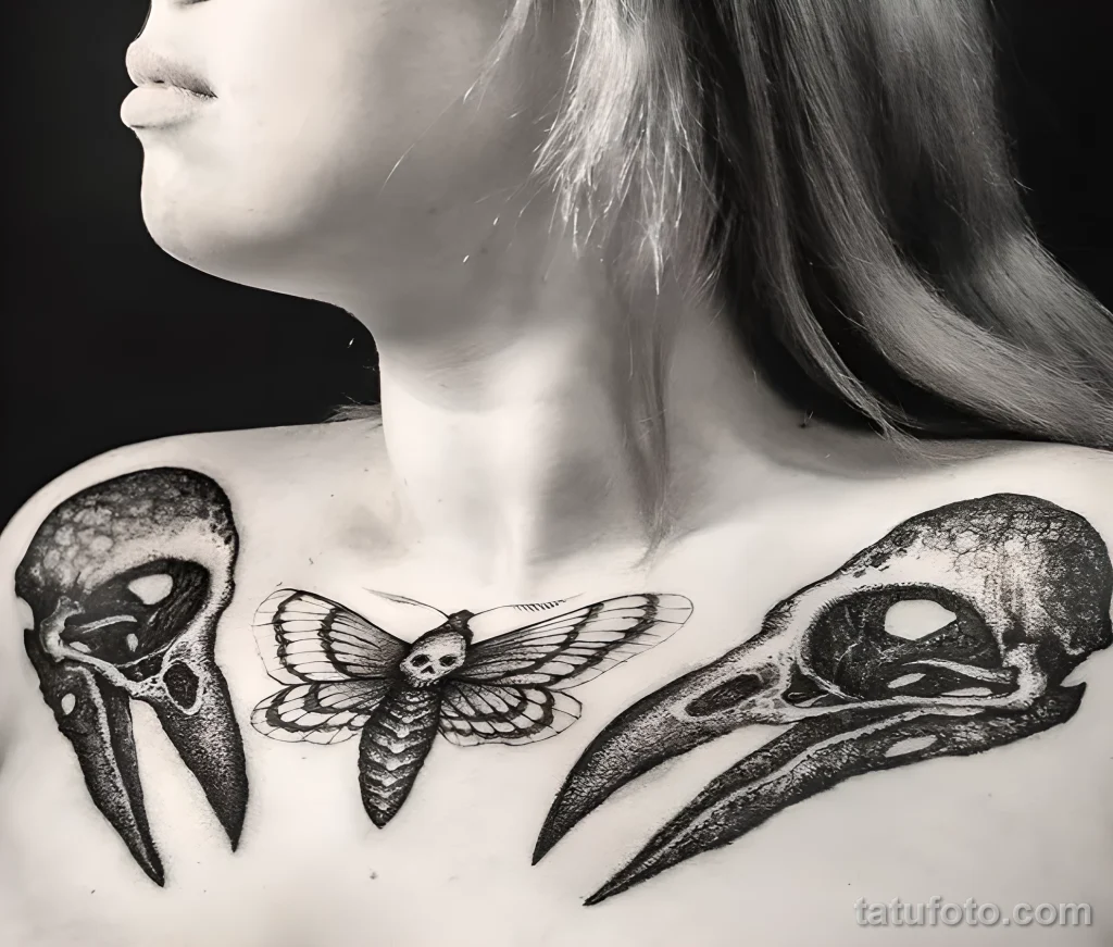 Значение тату бражник - пример рисунка тату №20 - tatufoto.com