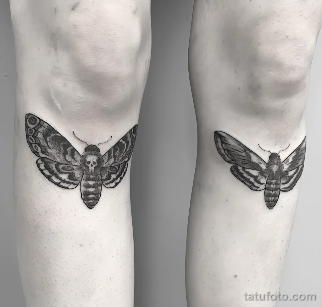 Значение тату бражник - пример рисунка тату №21 - tatufoto.com