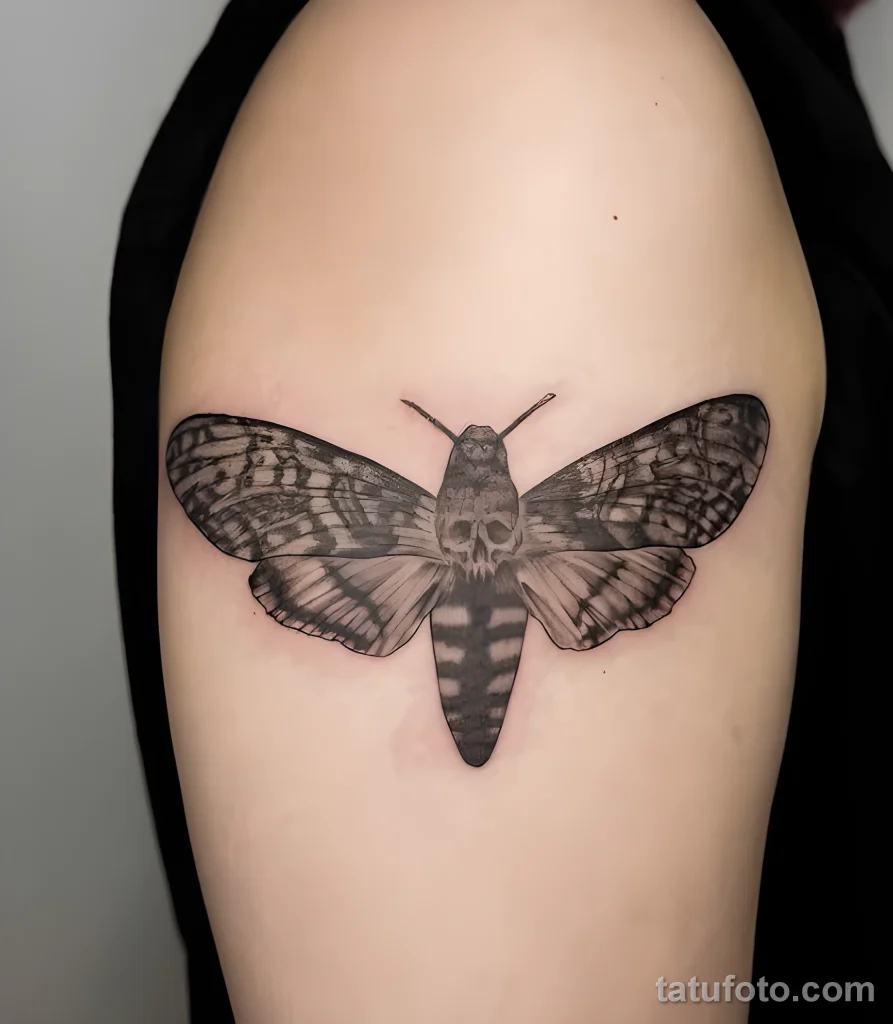 Значение тату бражник - пример рисунка тату №24 - tatufoto.com