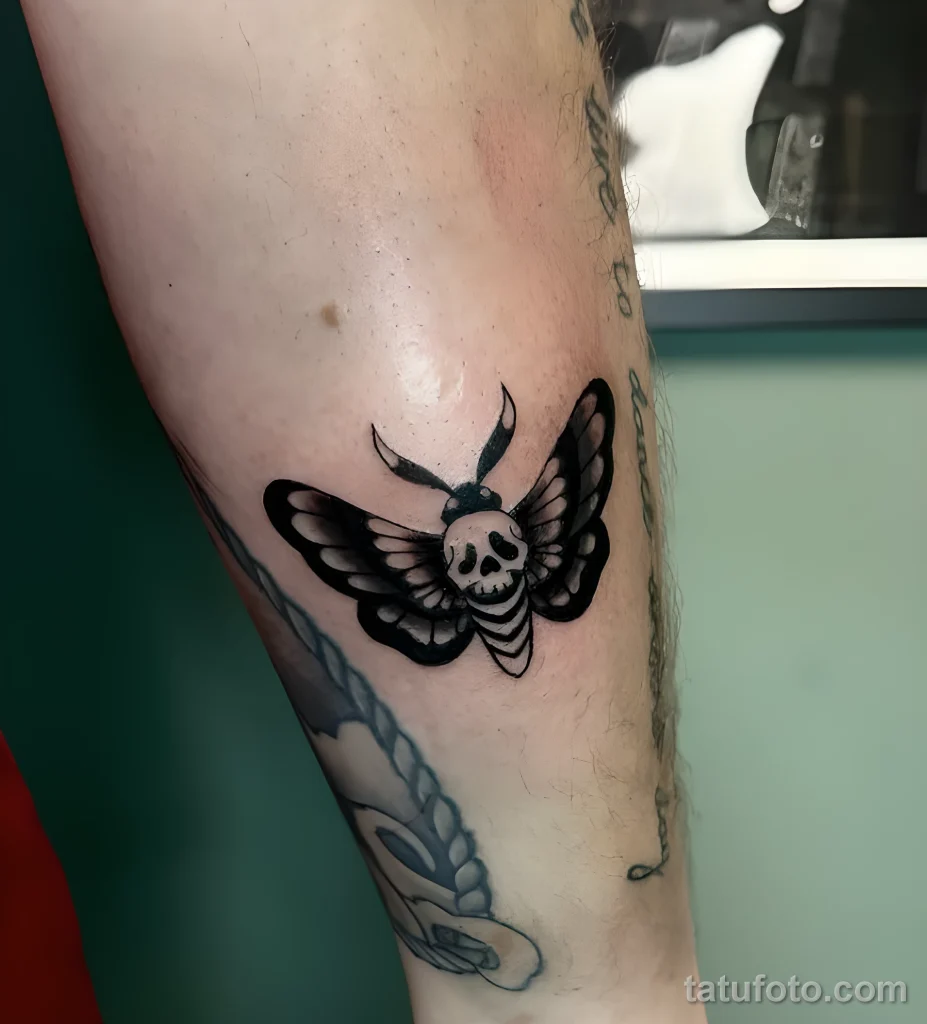 Значение тату бражник - пример рисунка тату №25 - tatufoto.com
