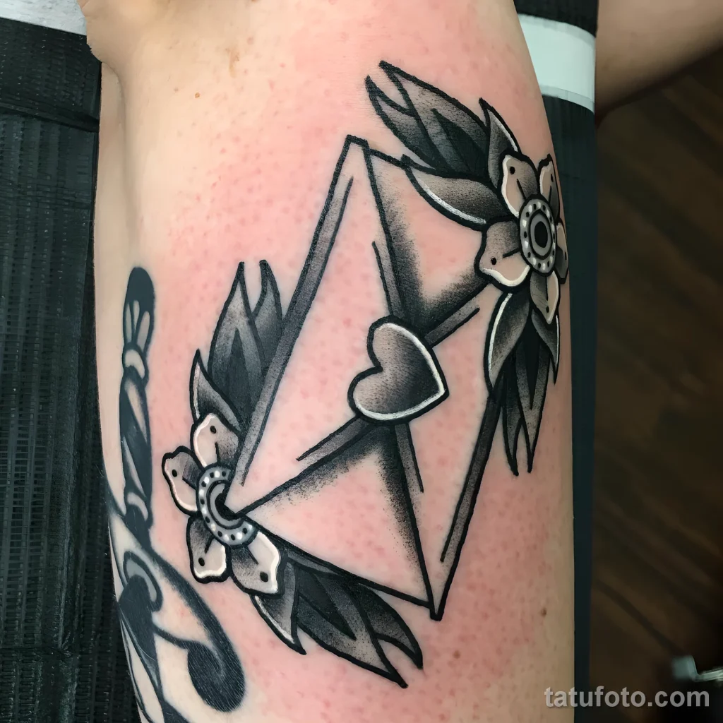 Значение тату конверт с письмом - пример рисунка тату №28 - tatufoto.com