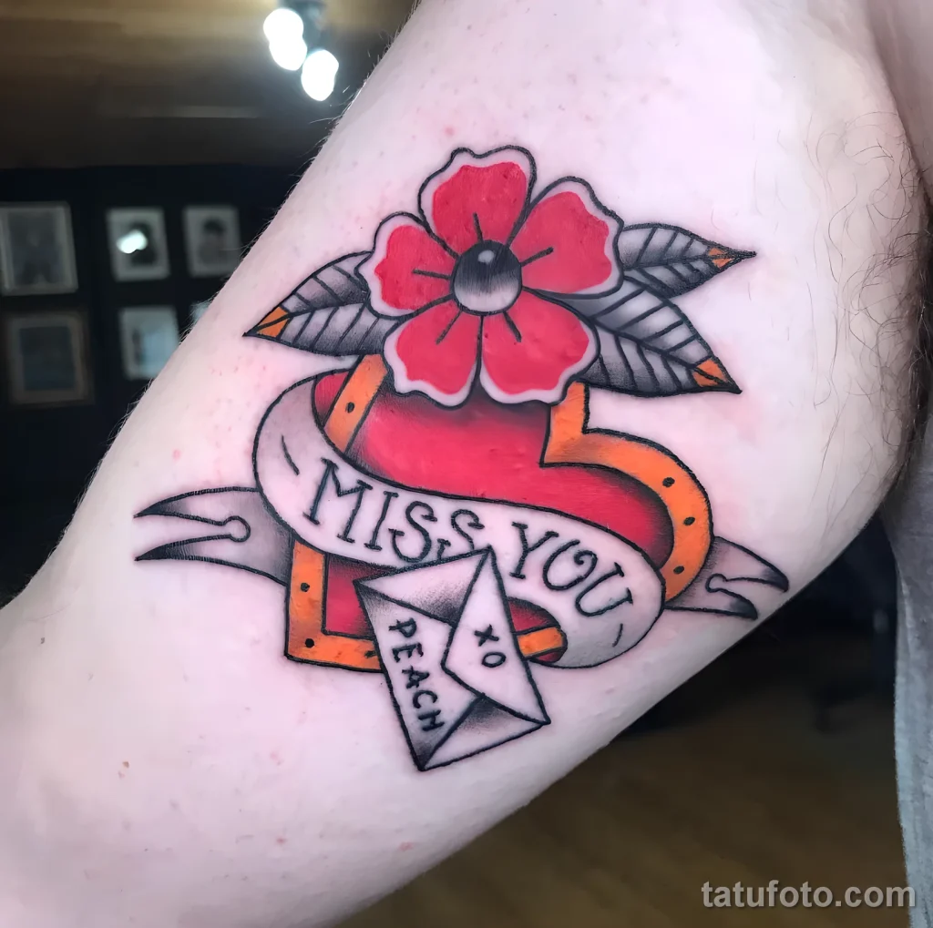 Значение тату конверт с письмом - пример рисунка тату №29 - tatufoto.com