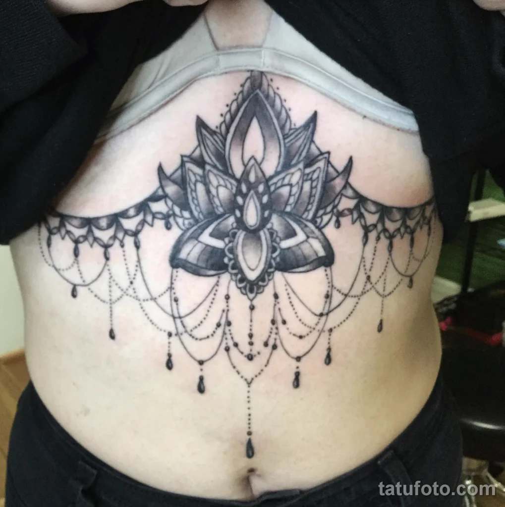 Значение тату корсет - пример рисунка тату №11 - tatufoto.com