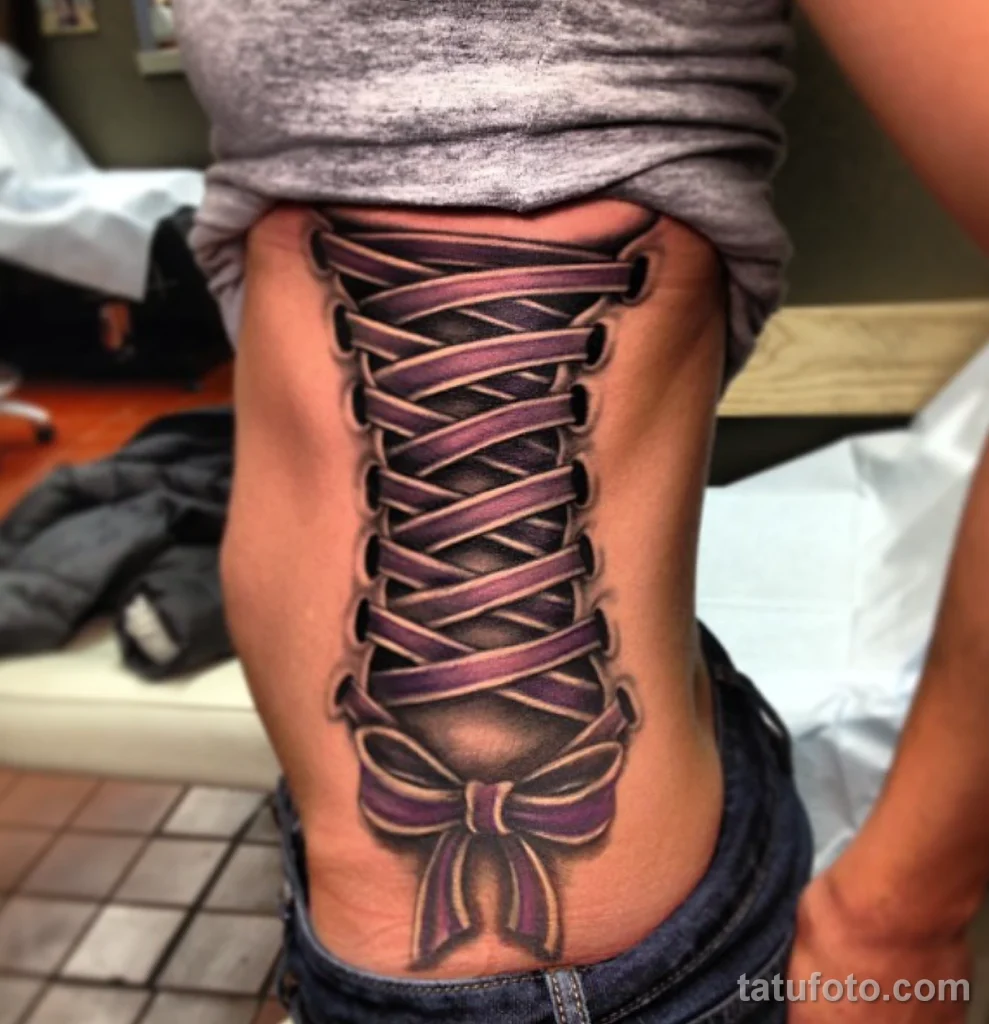 Значение тату корсет - пример рисунка тату №13 - tatufoto.com