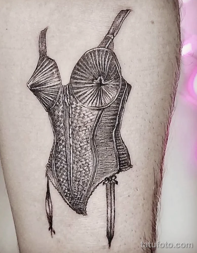 Значение тату корсет - пример рисунка тату №16 - tatufoto.com