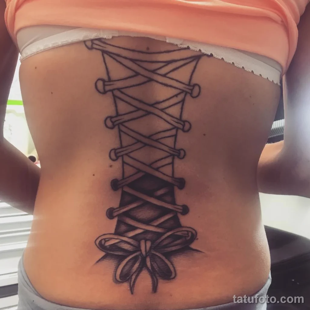 Значение тату корсет - пример рисунка тату №21 - tatufoto.com