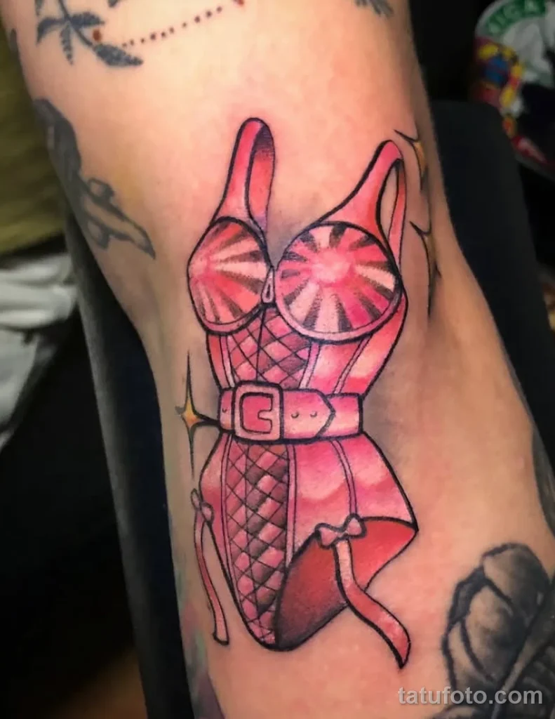 Значение тату корсет - пример рисунка тату №22 - tatufoto.com