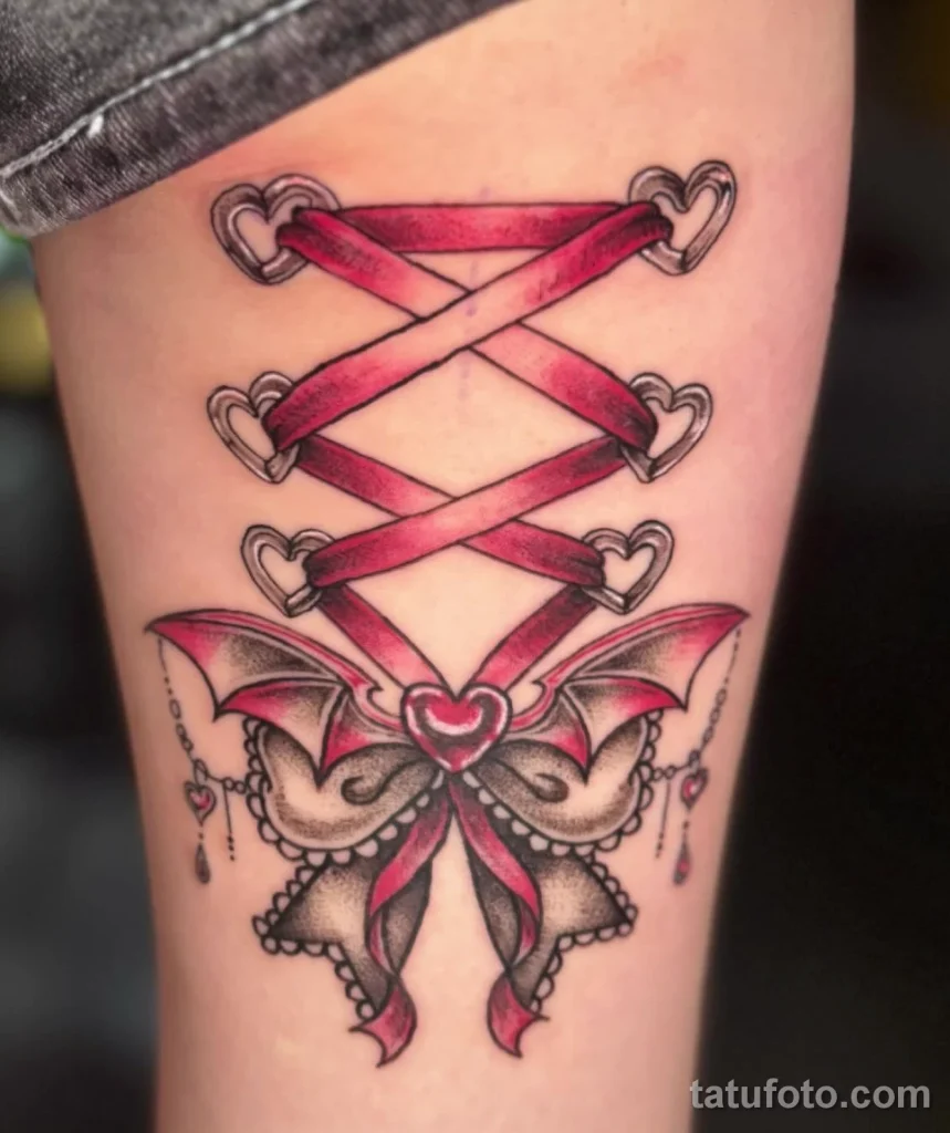 Значение тату корсет - пример рисунка тату №23 - tatufoto.com