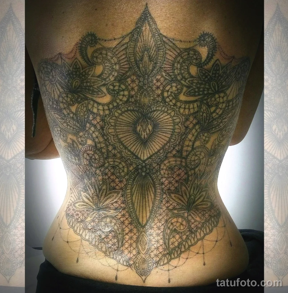 Значение тату корсет - пример рисунка тату №27 - tatufoto.com