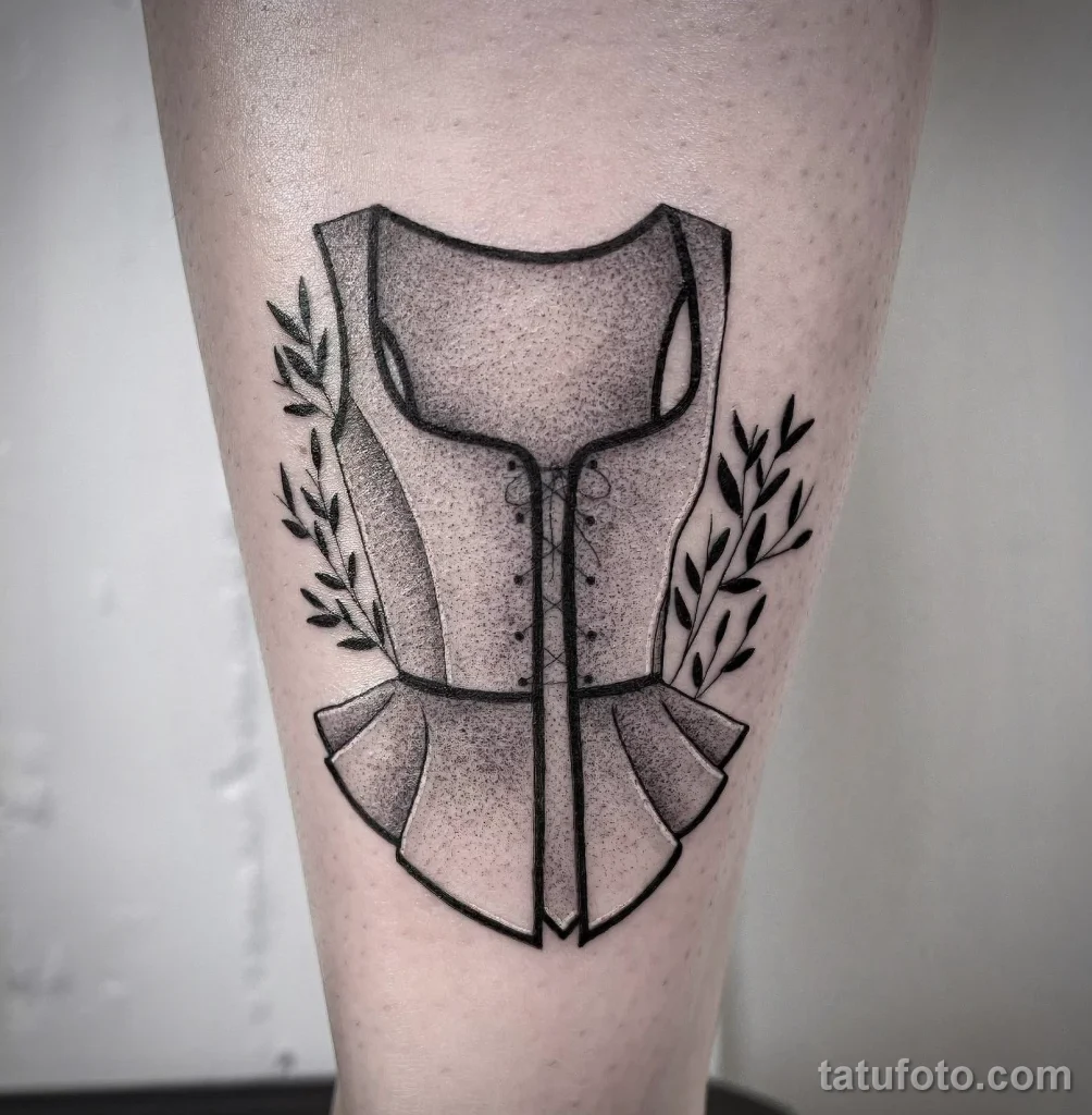 Значение тату корсет - пример рисунка тату №28 - tatufoto.com