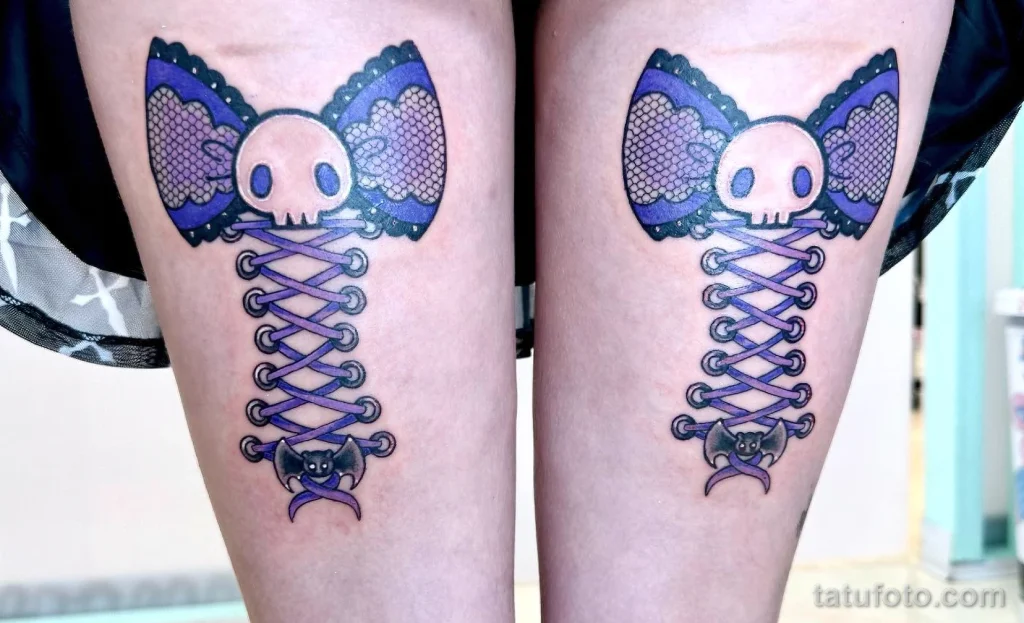 Значение тату корсет - пример рисунка тату №76 - tatufoto.com