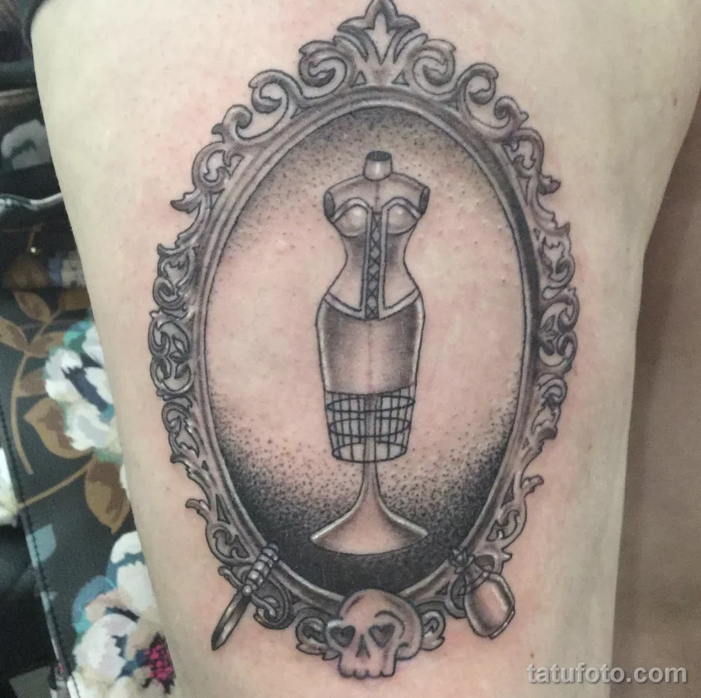 Значение тату корсет - пример рисунка тату №79 - tatufoto.com