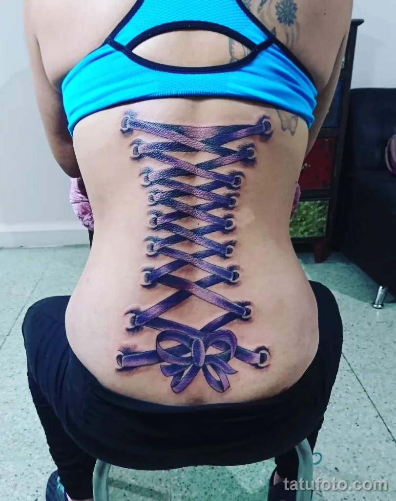 Значение тату корсет - пример рисунка тату №83 - tatufoto.com