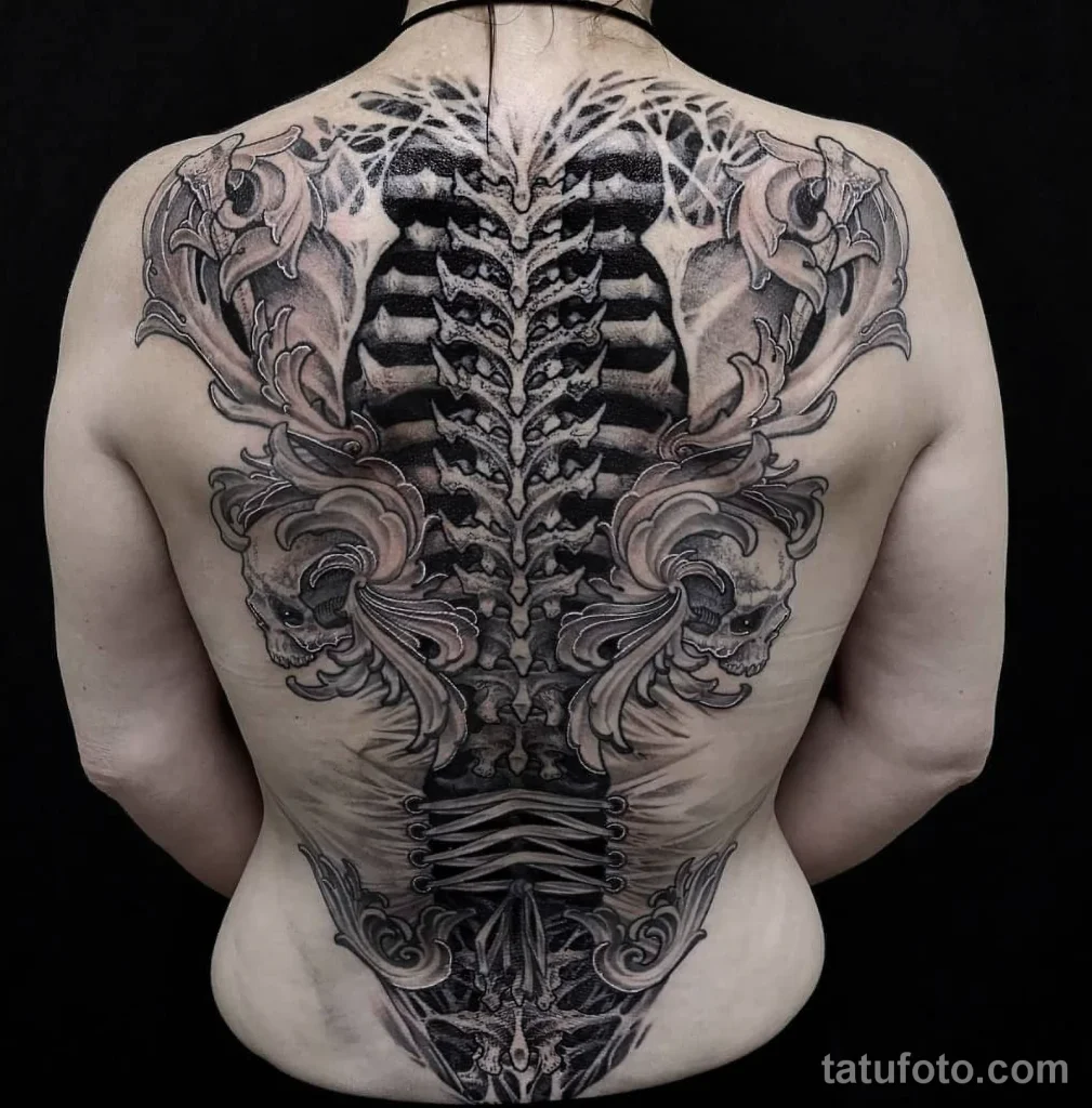 Значение тату корсет - пример рисунка тату №87 - tatufoto.com