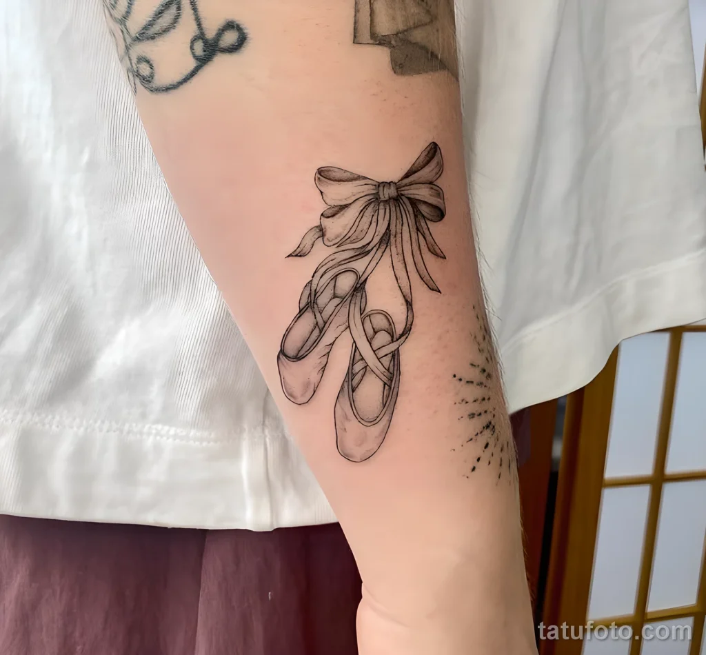 Значение тату пуанты - пример рисунка тату №13 - tatufoto.com