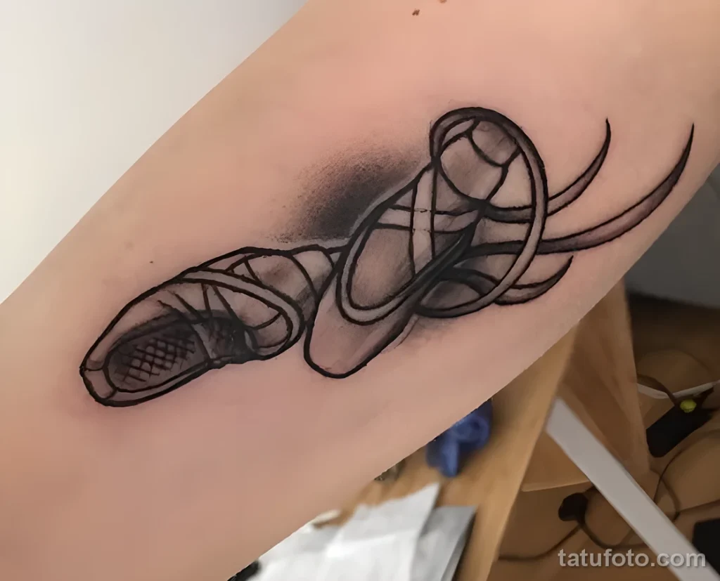 Значение тату пуанты - пример рисунка тату №14 - tatufoto.com