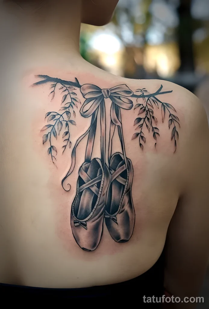 Значение тату пуанты - пример рисунка тату №15 - tatufoto.com
