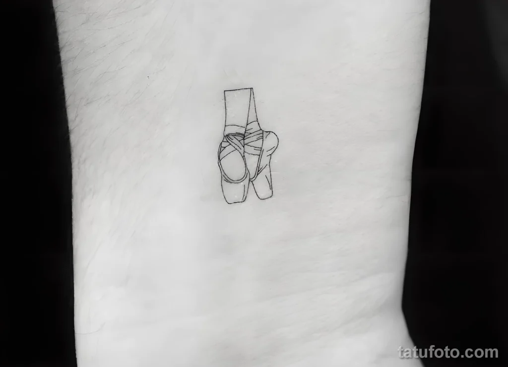 Значение тату пуанты - пример рисунка тату №16 - tatufoto.com