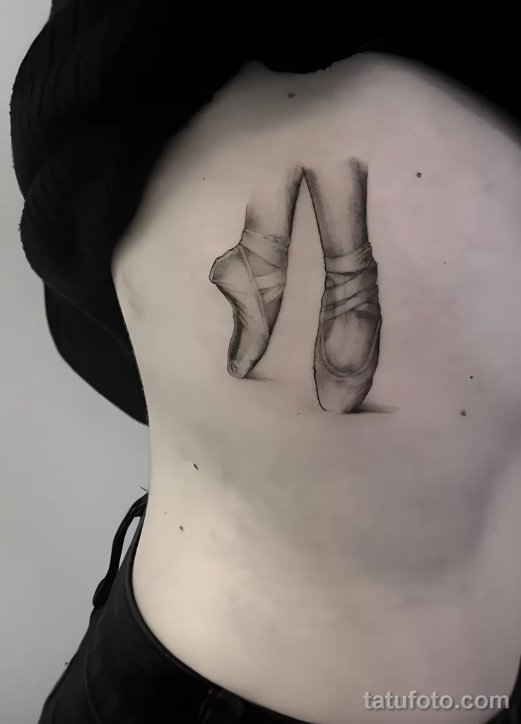 Значение тату пуанты - пример рисунка тату №18 - tatufoto.com