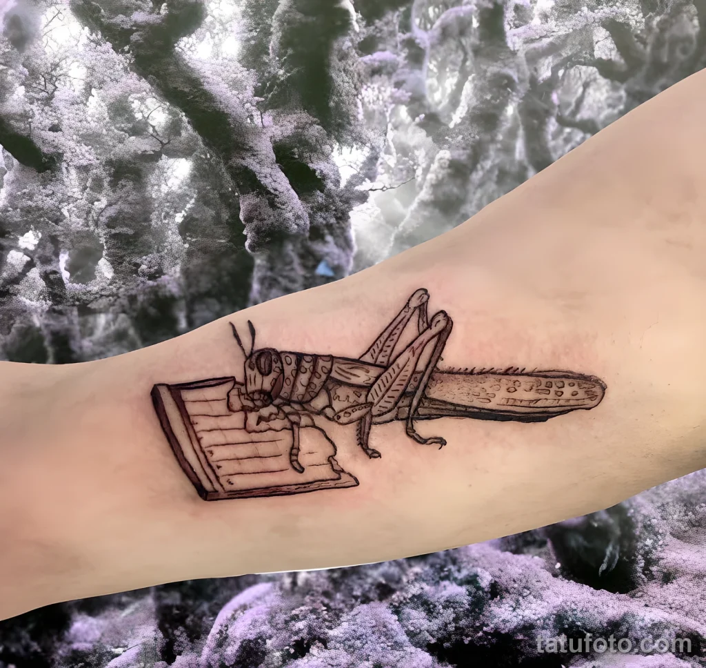 Значение тату саранча - пример рисунка тату №15 - tatufoto.com