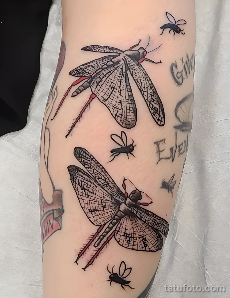Значение тату саранча - пример рисунка тату №17 - tatufoto.com