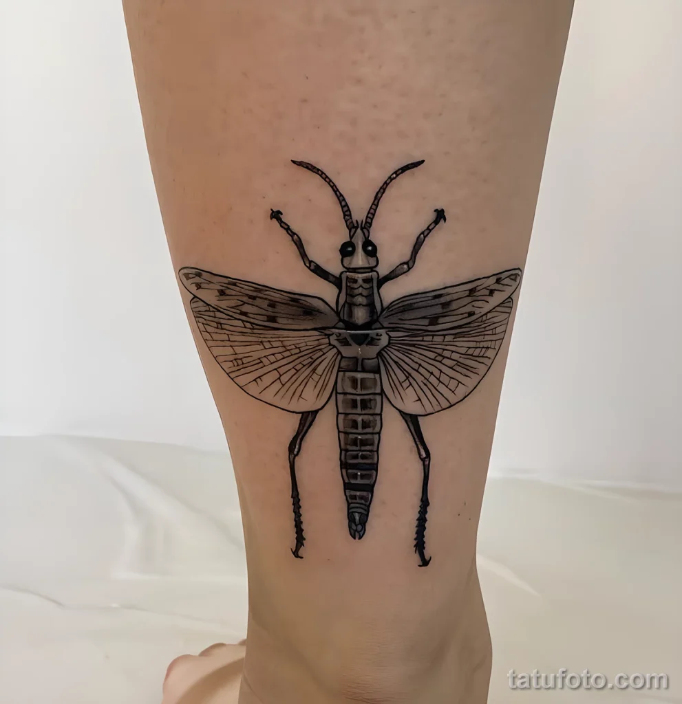 Значение тату саранча - пример рисунка тату №18 - tatufoto.com